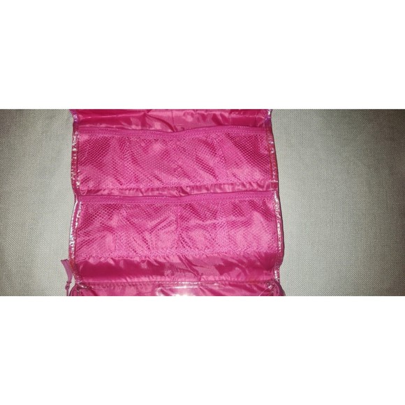 Shopkins Carrier Case 2013 Foldable Multiple Pockets Hot Pink - Picture 4 of 9